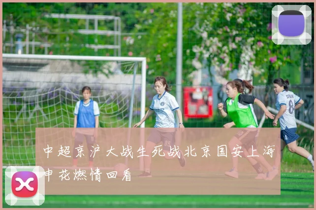 中超京沪大战生死战北京国安上海申花燃情回看