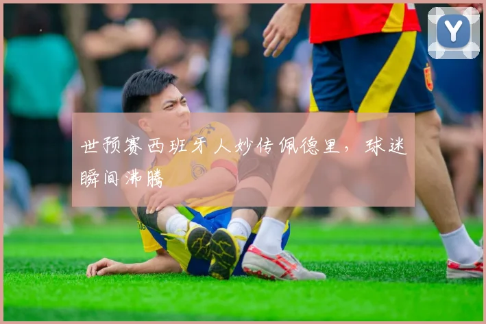 世预赛西班牙人妙传佩德里，球迷瞬间沸腾