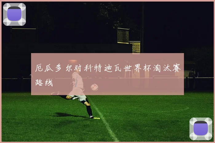 厄瓜多尔对科特迪瓦世界杯淘汰赛路线